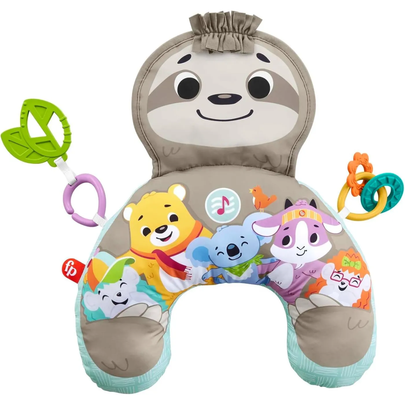 Muzyczny Leniwiec Poduszka Wibracje Gryzak Fisher-Price GRR01