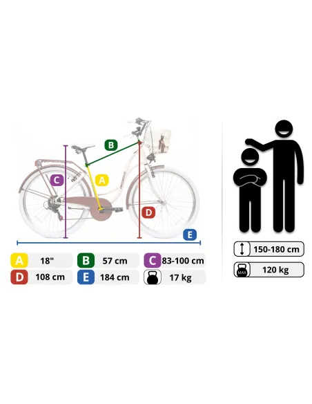 Rower Miejski IwoBike Biscotti 28”