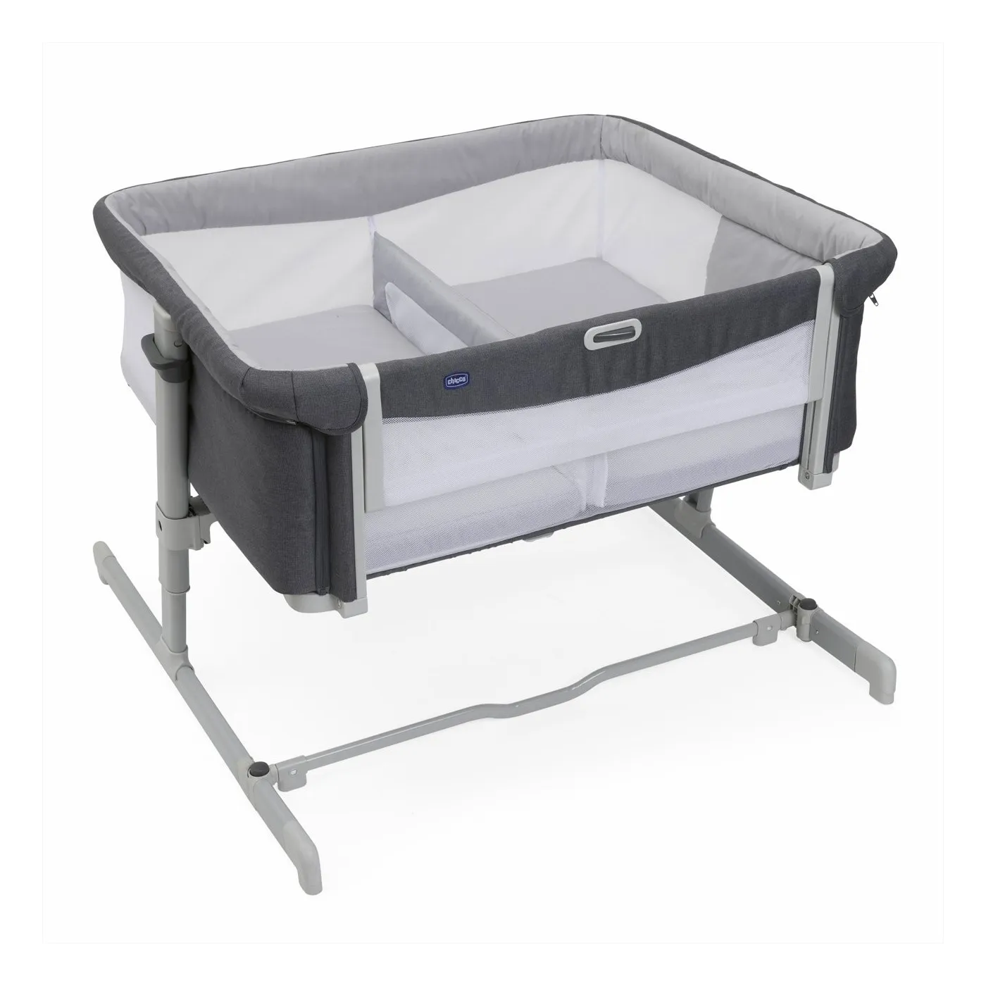 Łóżeczko Dostawne Chicco Next2Me Twins Dla Bliźniąt 0-6M Magnet Grey