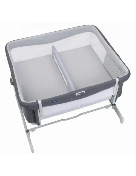 Łóżeczko Dostawne Chicco Next2Me Twins Dla Bliźniąt 0-6M Magnet Grey