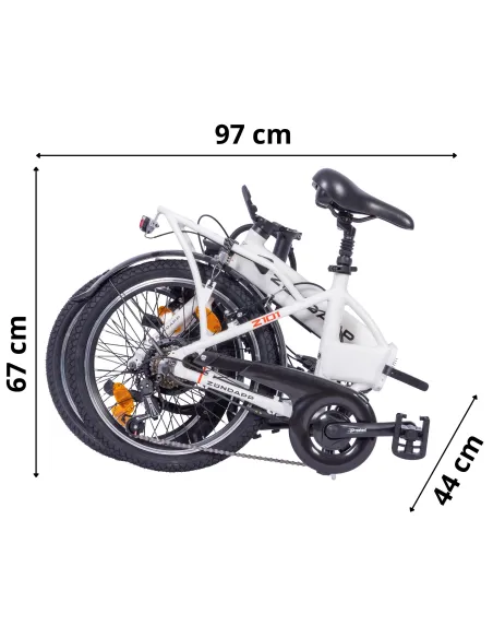 Rower Elektryczny Składany Zündapp Z101, 20"