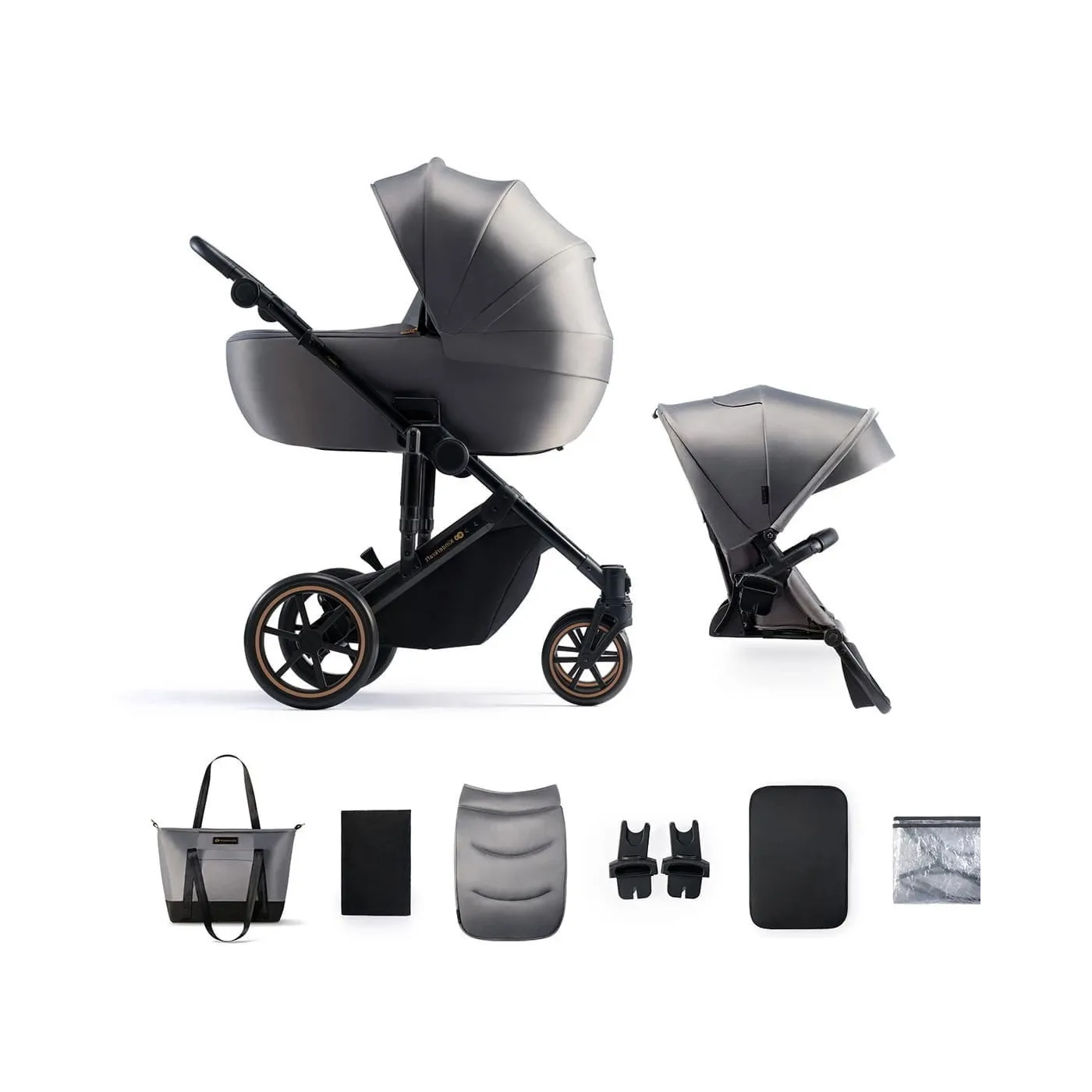 Wózek Wielofunkcyjny Kinderkraft PRIME 2 2w1 Do 22kg Shadow Grey