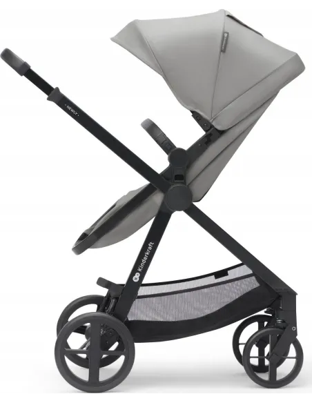 Wózek 3w1 Kinderkraft Newly Szary Gondola Spacerówka Fotelik 0-22kg