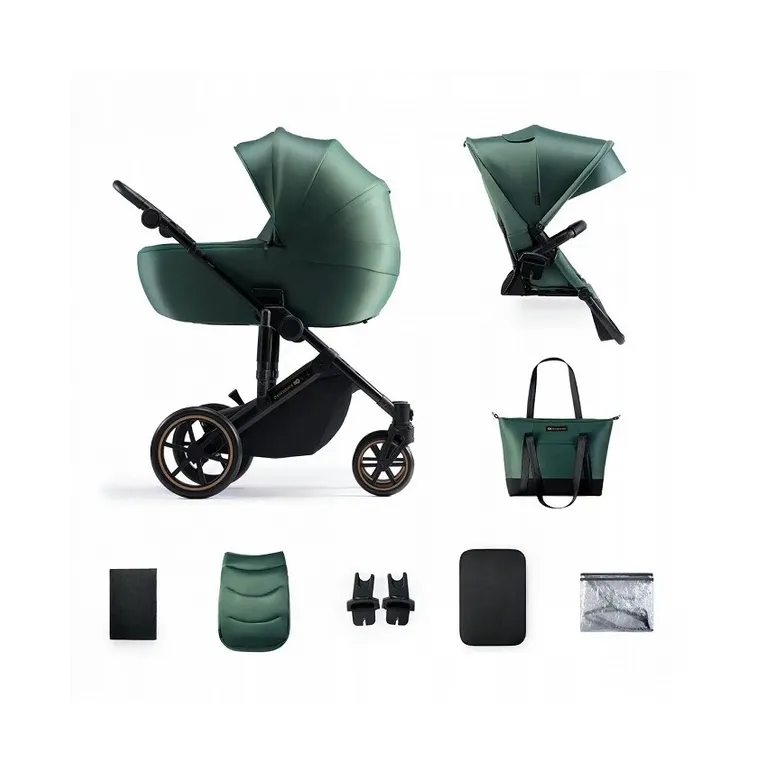 Kinderkraft wózek wielofunkcyjny Prime 2 2w1 gondola spacerówka zielony