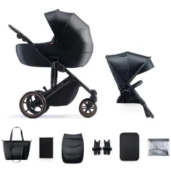 Kinderkraft wózek wielofunkcyjny 2w1 spacerówka gondola PRIME 2 czarny