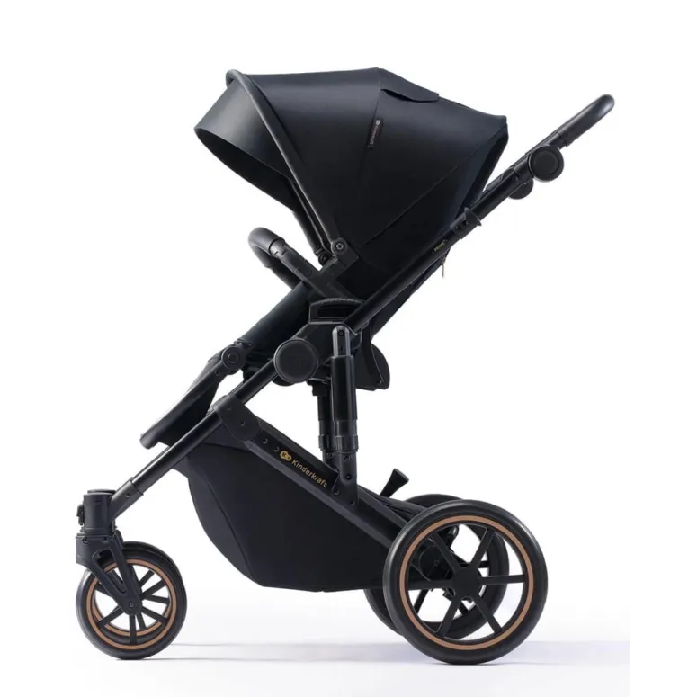 Kinderkraft wózek wielofunkcyjny 2w1 spacerówka gondola PRIME 2 czarny