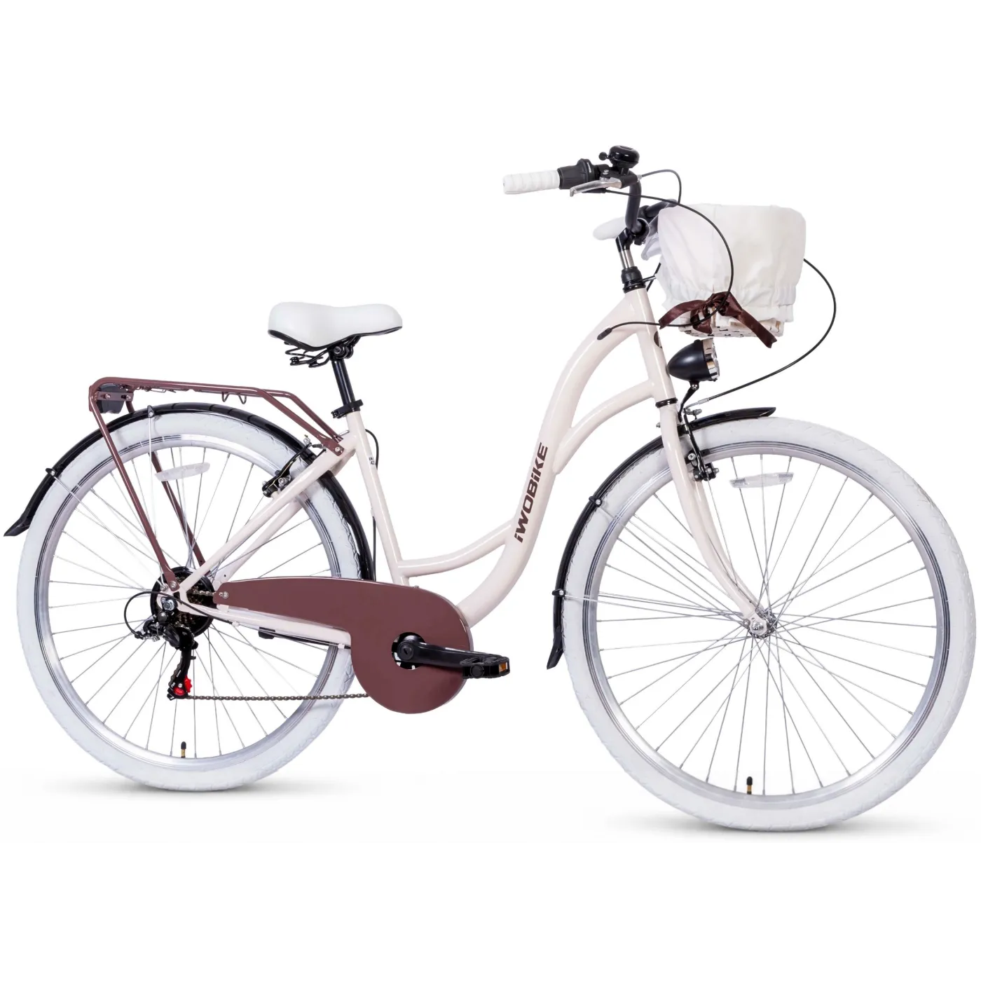 Rower Miejski Damski IwoBike Biscotti 28”