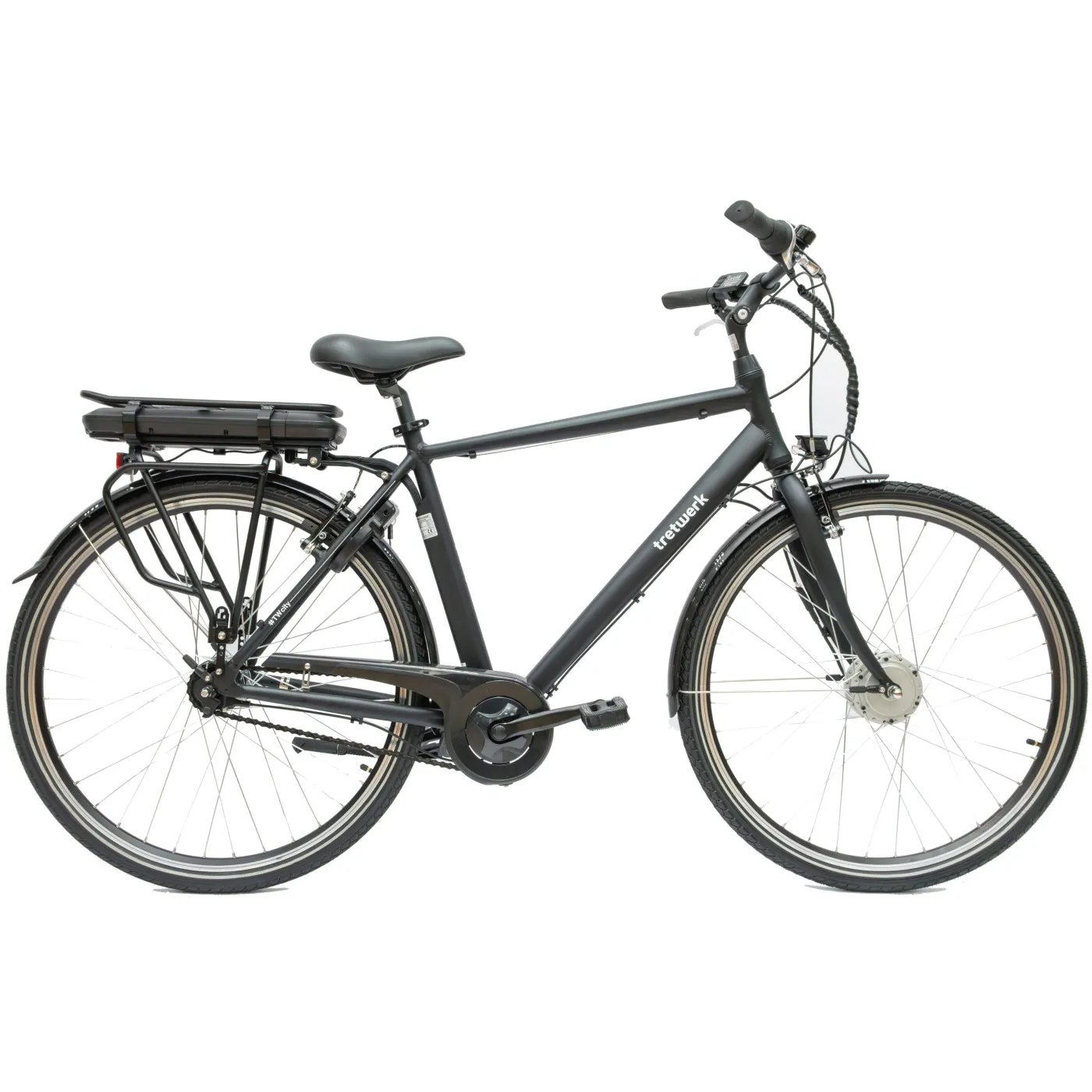 Rower Elektryczny Męski Trekkingowy 28" ALU 250 W Shimano NEXUS 7 Światła