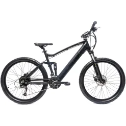 Rower Elektryczny Męski Górski 27,5" SHIMANO Tarcze 250 W LCD MTB Rapidfire