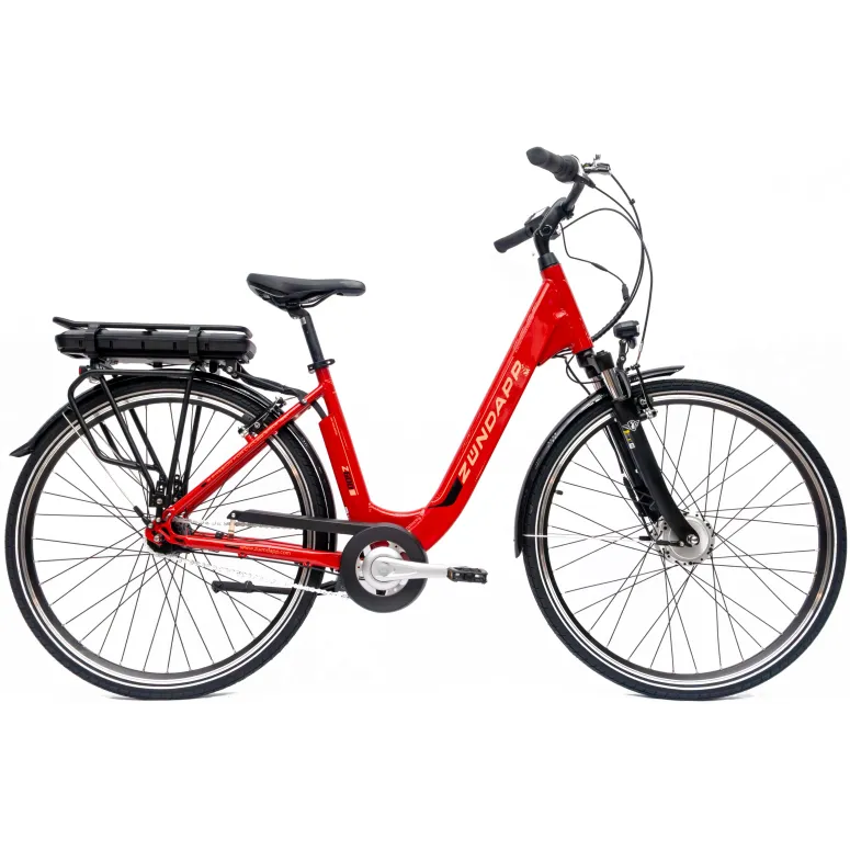 Rower Elektryczny Damski Miejski 28" SHIMANO Nexus Amortyzacja Aluminium