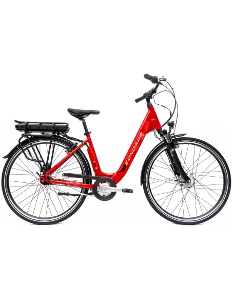 Rower Elektryczny Damski Miejski 28" SHIMANO Nexus Amortyzacja Aluminium