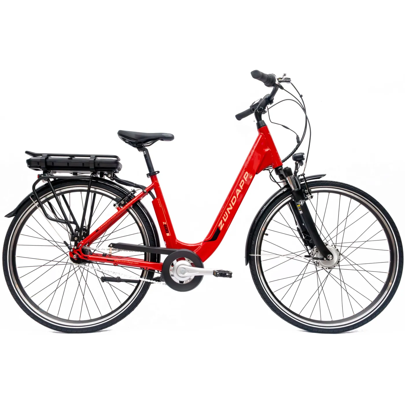Rower Elektryczny Damski Miejski 28" SHIMANO Nexus Amortyzacja Aluminium