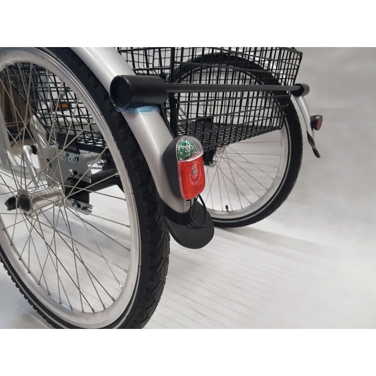 Rower Trójkołowy Rehabilitacyjny 24/26 Nexus 7 Kosz ALU - 8