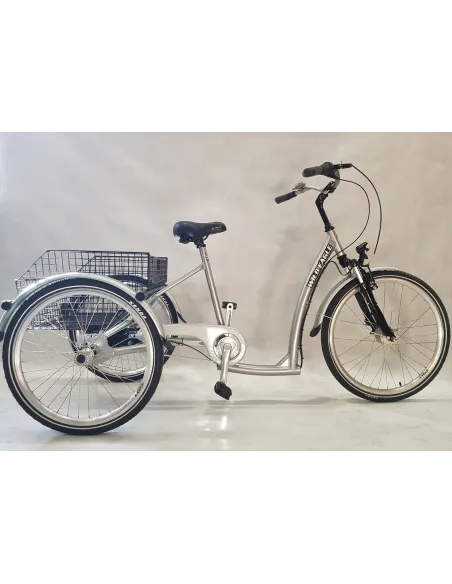 Rower Trójkołowy Rehabilitacyjny 24/26 Nexus 7 Kosz ALU - 13