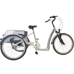 Rower Trójkołowy Rehabilitacyjny 24/26 Nexus 7 Kosz ALU