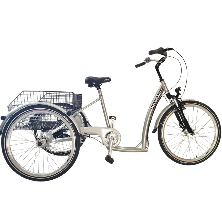 Rower Trójkołowy Rehabilitacyjny 24/26 Nexus 7 Kosz ALU - 1