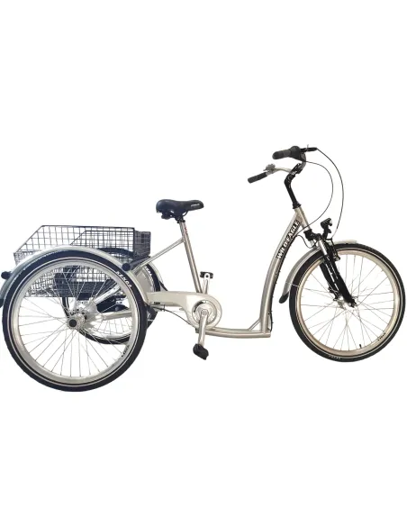 Rower Trójkołowy Rehabilitacyjny 24/26 Nexus 7 Kosz ALU - 1