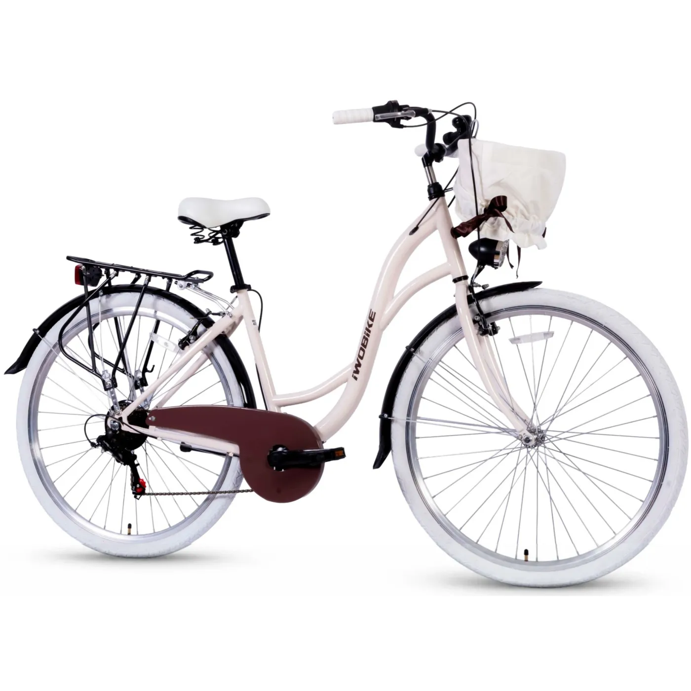 Rower Miejski Damski IwoBike Biscotti 28”