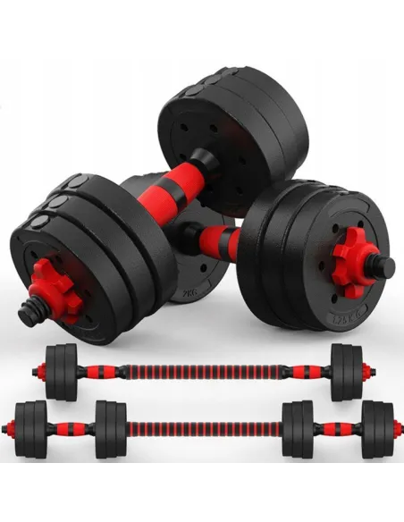 Hantle Regulowane Bitumiczne ATHENA 2x15kg Sztanga - 1