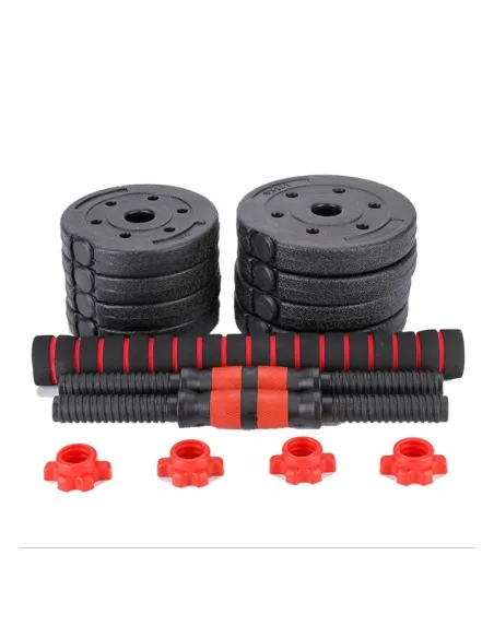 Hantle Regulowane Bitumiczne ATHENA 2x15kg Sztanga - 2