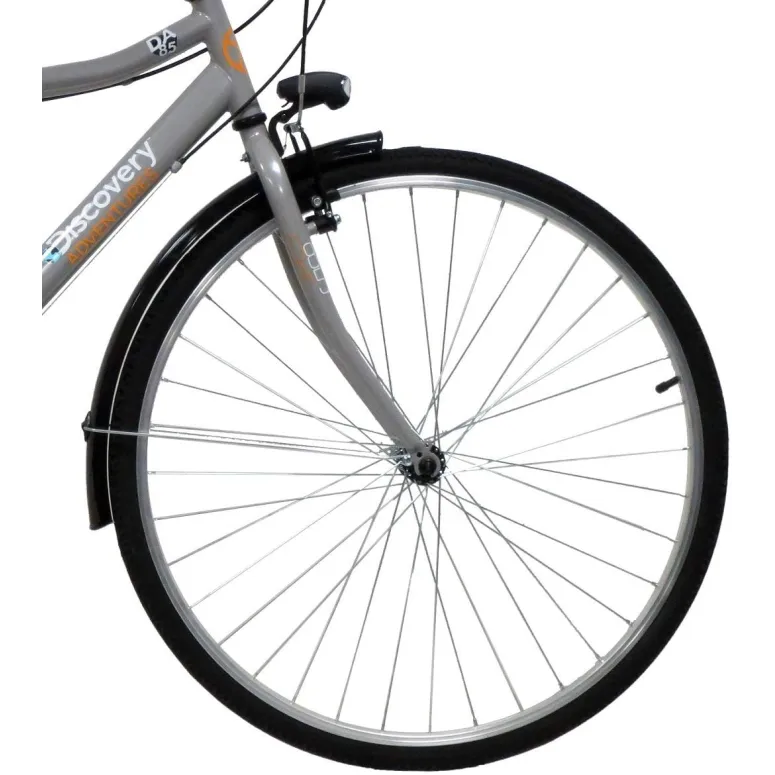 Rower Miejski 28 Męski 6 Biegów Bagażnik Światła - 3