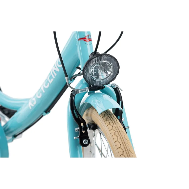 Dziewczęcy Rower Miejski 20 Światła Stopka 6 Bieg - 4