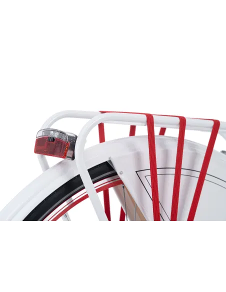 Rower Miejski Damski 28 Retro Damka Bagażnik - 5