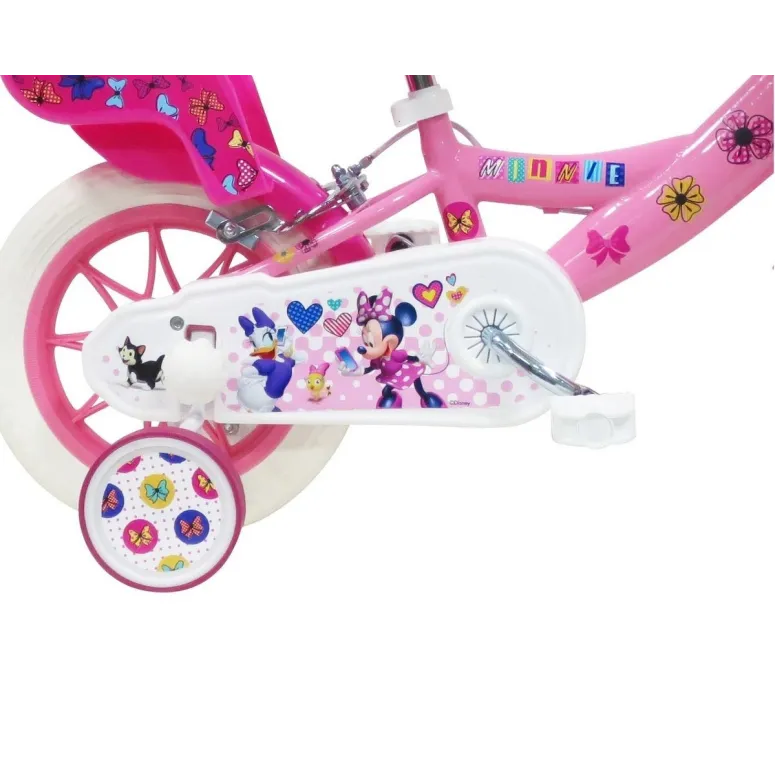 Rowerek Dziewczęcy 10 Myszka Minnie Koła Boczne - 3