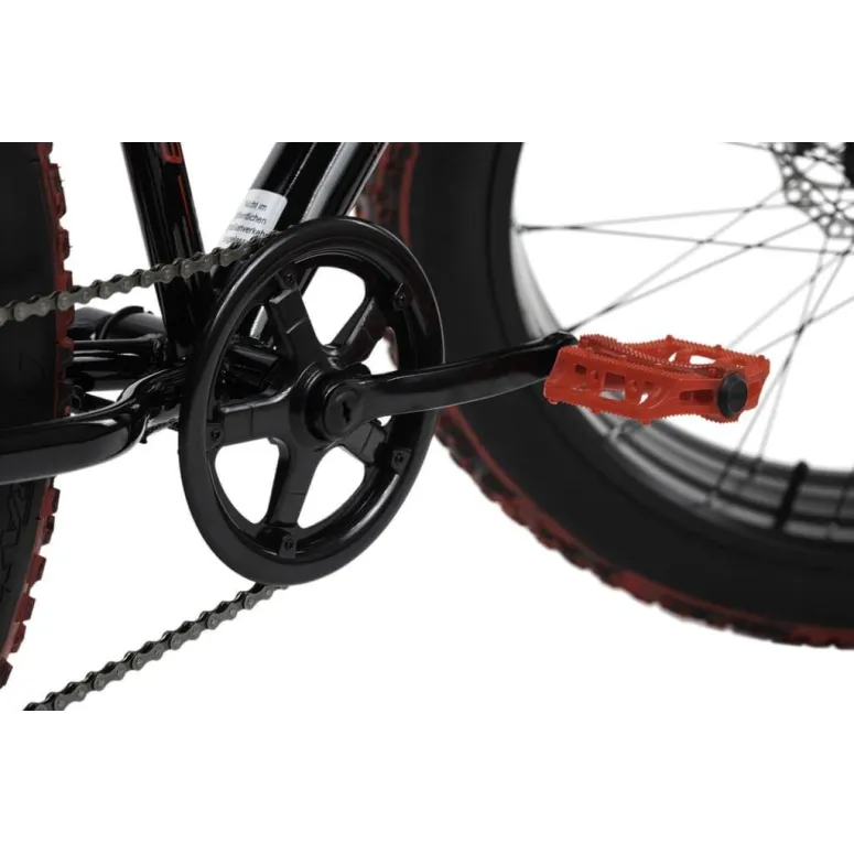 Rower Dziecięcy Górski Fatbike 24 Grube Opony - 4