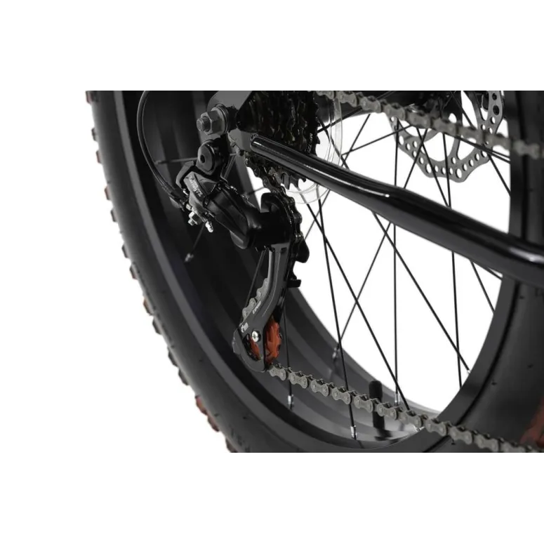 Rower Dziecięcy Górski Fatbike 24 Grube Opony - 5