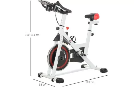 Rower Stacjonarny HOMCOM A90146V01 Spinningowy - 3