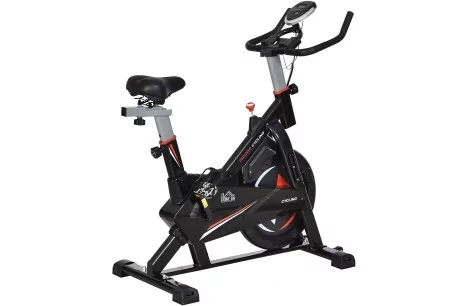 Rower Stacjonarny HomCom A90-200 Spinningowy LCD - 1