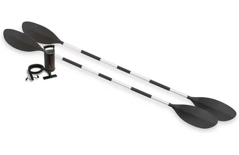 Kajak Dmuchany Intex Explorer K2 Dwuosobowy Wiosła - 4