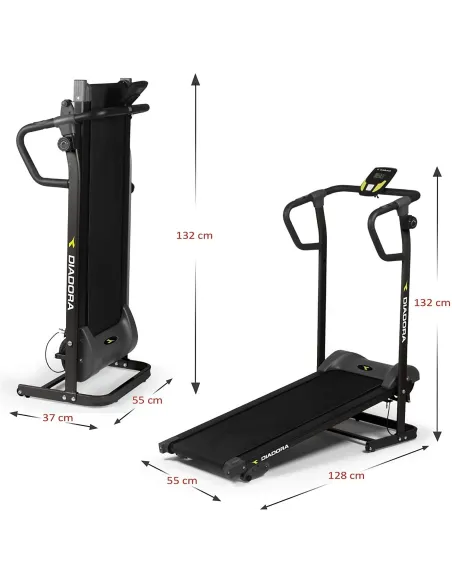 Bieżnia Magnetyczna Diadora Forty Regulacja LCD - 8