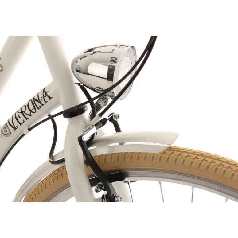 Rower Miejski Damski Dziewczęcy 28 Damka Bagażnik - 5