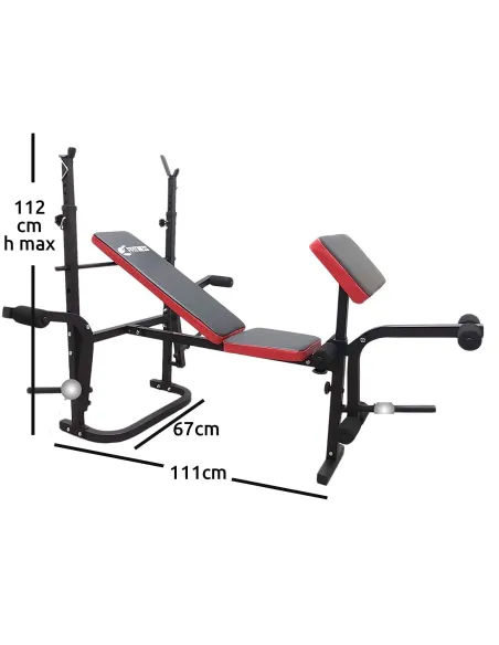Ławka Wielofunkcyjna FFITNESS Regulowana Składana - 2