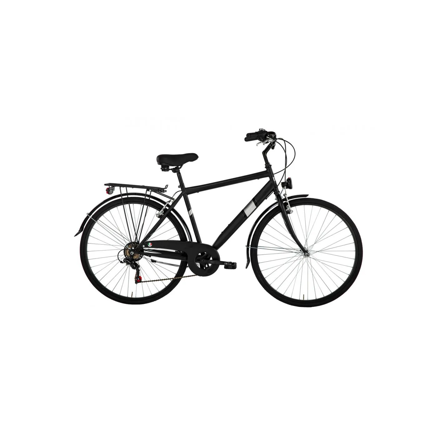 Rower Miejski Retro Męski 28 Bagażnik Światła - 1
