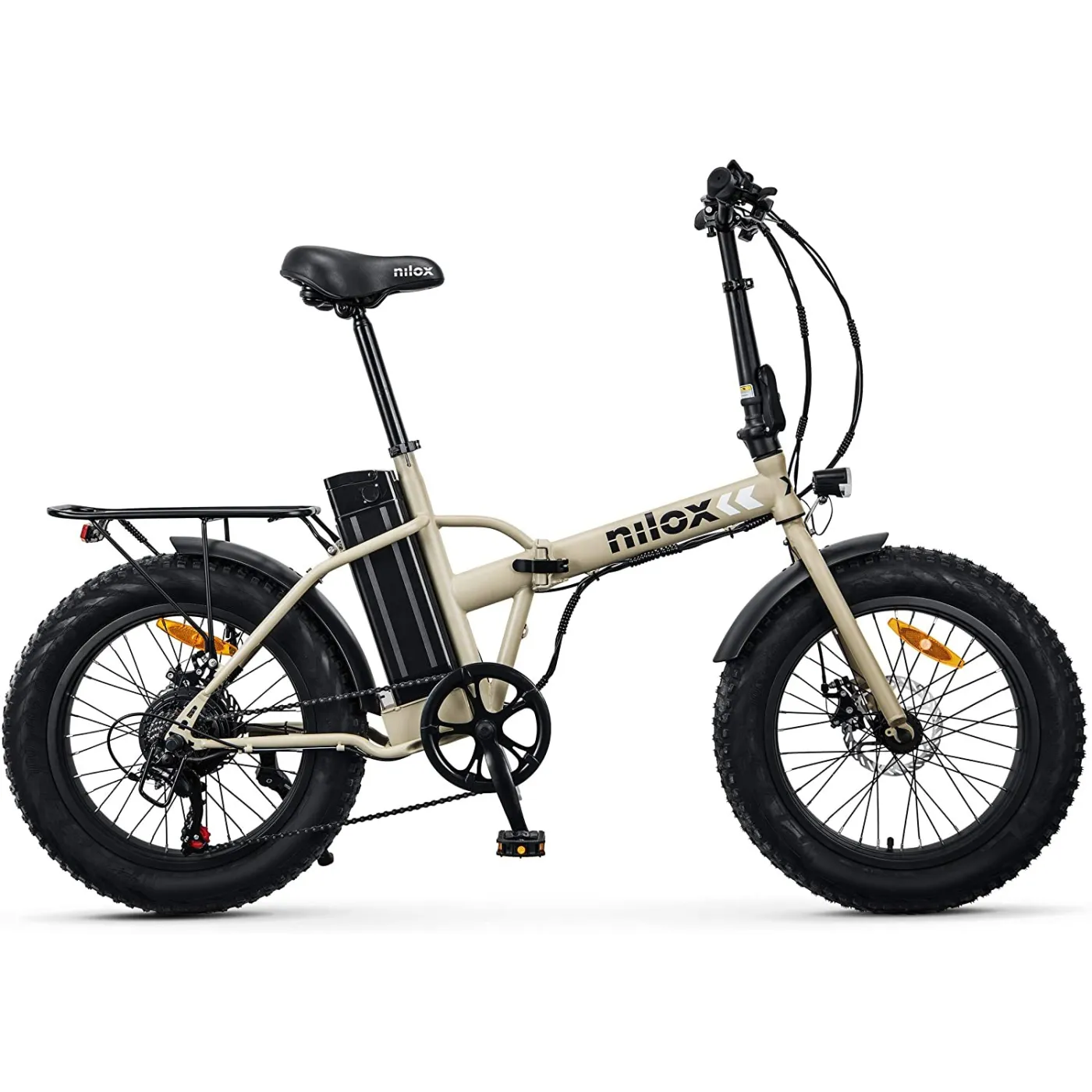Rower Elektryczny Składany 20 Fatbike Tarcze 250W - 1