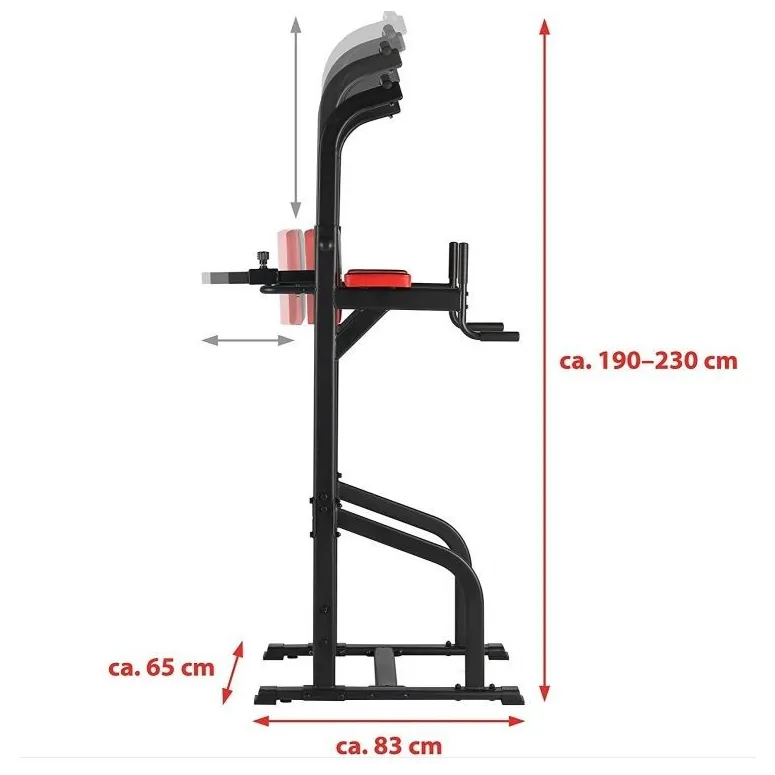 Stacja Podciągowa Ultrasport Power Tower Drążek - 4