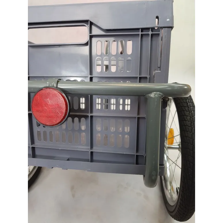 Transportowa Przyczepa Rowerowa vidaXL Skrzynka 50L - 12