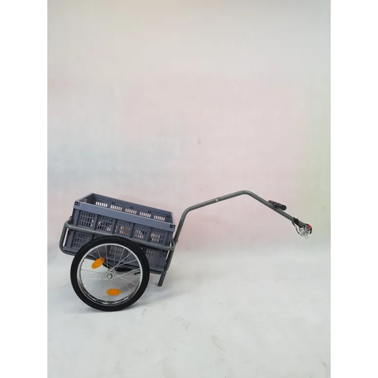 Transportowa Przyczepa Rowerowa vidaXL Skrzynka 50L - 9