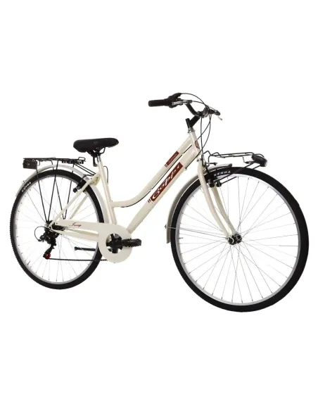 Rower Miejski Damski 28 Damka Bagażniki 6 Biegów - 1