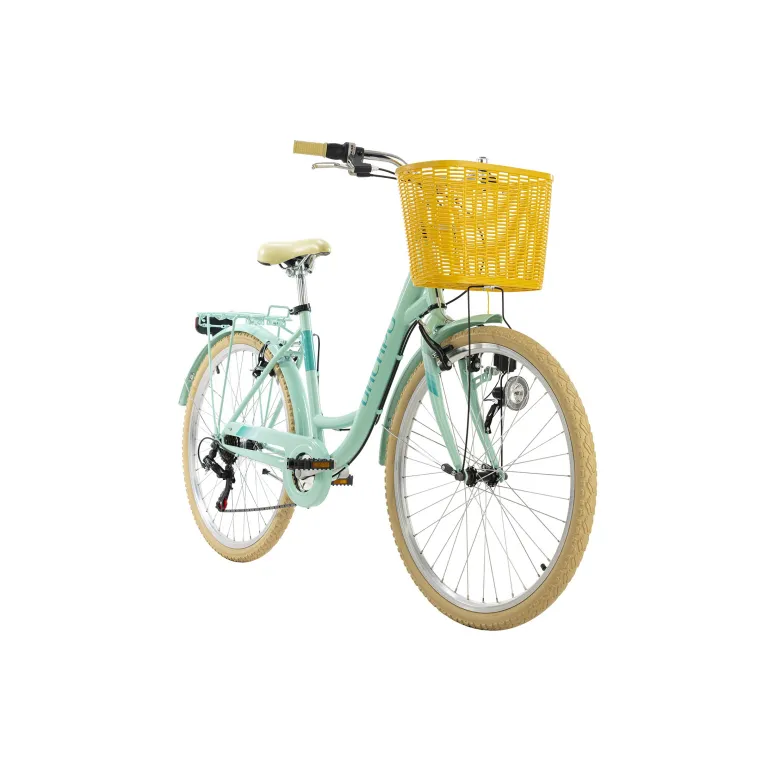 Rower Miejski Damski Dziewczęcy 26 Koszyk Bagażnik - 9