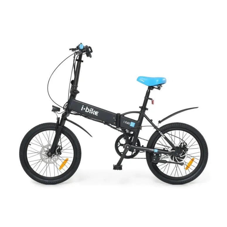 Elektryczny Rower Składany 20 Tarcze ALU 250W Wspomaganie 3 Tryby Stopka