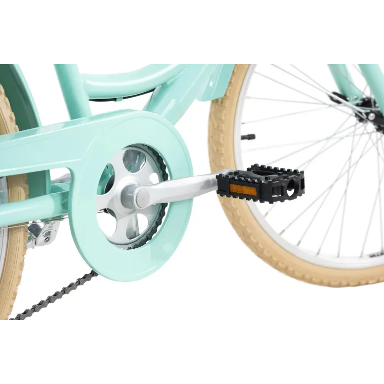 Dziewczęcy Rower Miejski 24 Damka Bagażnik Światła - 6