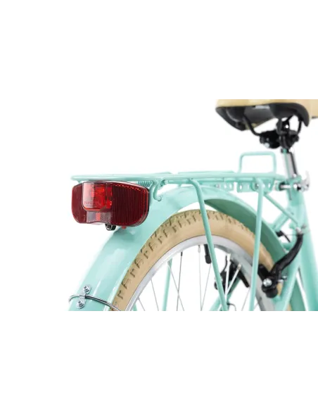 Dziewczęcy Rower Miejski 24 Damka Bagażnik Światła - 7