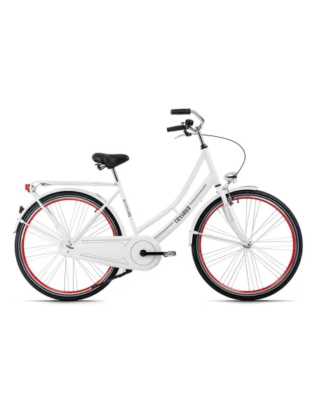 Miejski Rower Damski Jednobiegowy 28 Damka Światła - 1