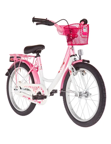 Rower Dziecięcy 18 Dziewczęcy Kółka Boczne Koszyk - 7