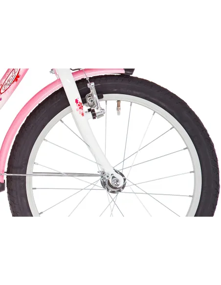 Rower Dziecięcy 18 Dziewczęcy Kółka Boczne Koszyk - 3