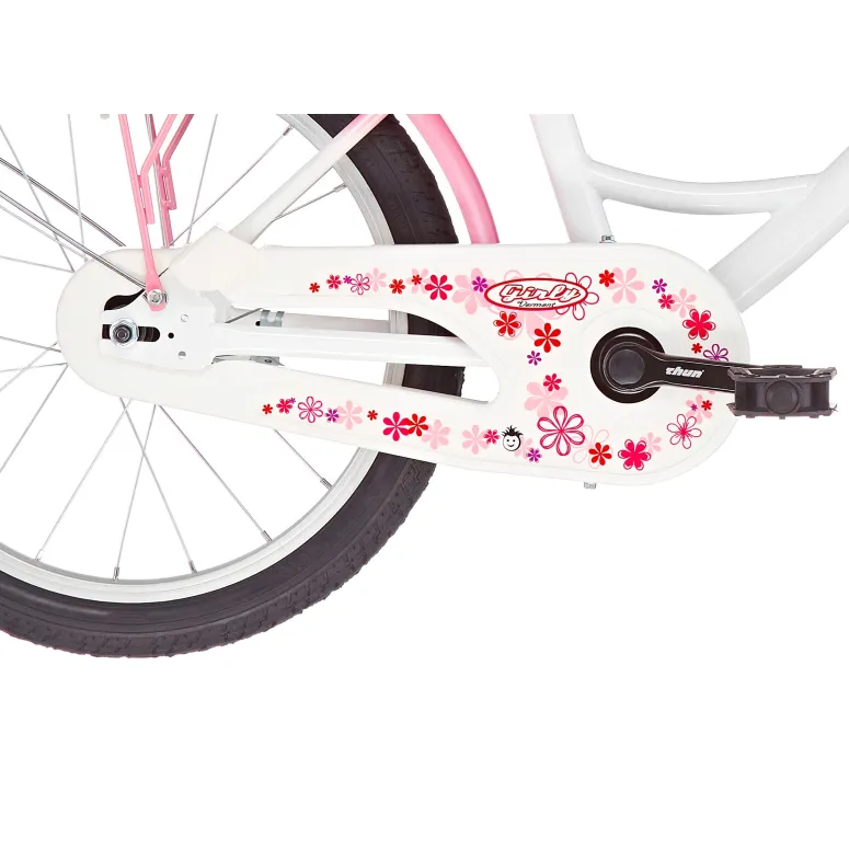 Rower Dziecięcy 18 Dziewczęcy Kółka Boczne Koszyk - 4